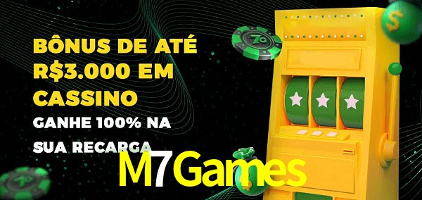 M7Games melhor bônus de depósito