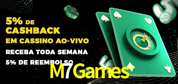 Promoções do cassino ao Vivo M7Games